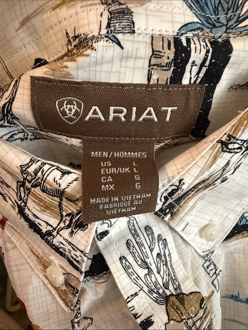 Ariat The Gunder Shirt Western Button-Down Shirt - Picture 6 of 6